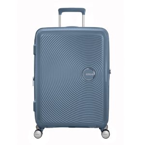 American Tourister Soundbox Spinner 77 Expandable stone blue Harde Koffer