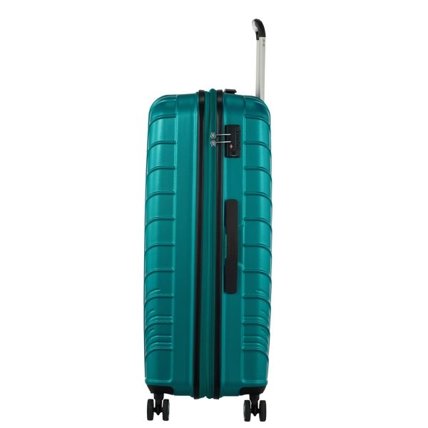 American Tourister Speedstar Spinner 77 Expandable deep turquoise Harde Koffer van Recyclex