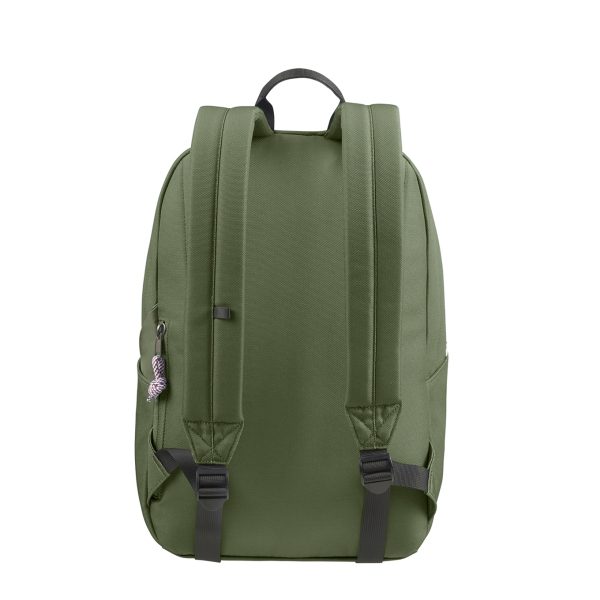 American Tourister Upbeat Backpack Zip olive green backpack van Polyester
