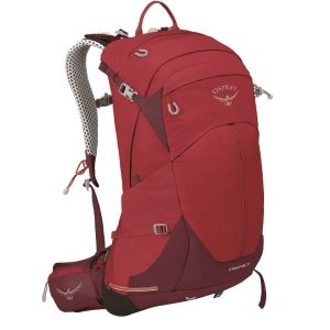 Osprey Stratos 24 Backpack poinsettia red backpack