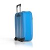 Rollink Flex Aura Opvouwbare Handbagage Koffer dive blue Trolley van Polycarbonaat