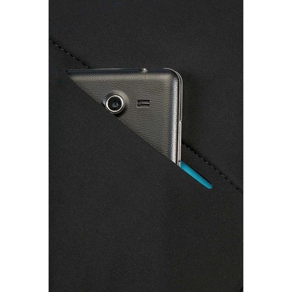 Samsonite Airglow Laptop Sleeve 13.3" black / blue Laptopsleeve van Polyester