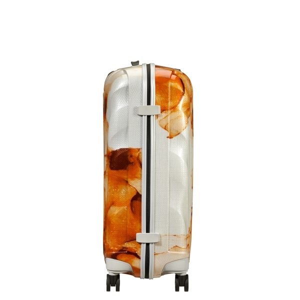 Samsonite C-Lite LTD Spinner 69 bright orange Harde Koffer van Curv