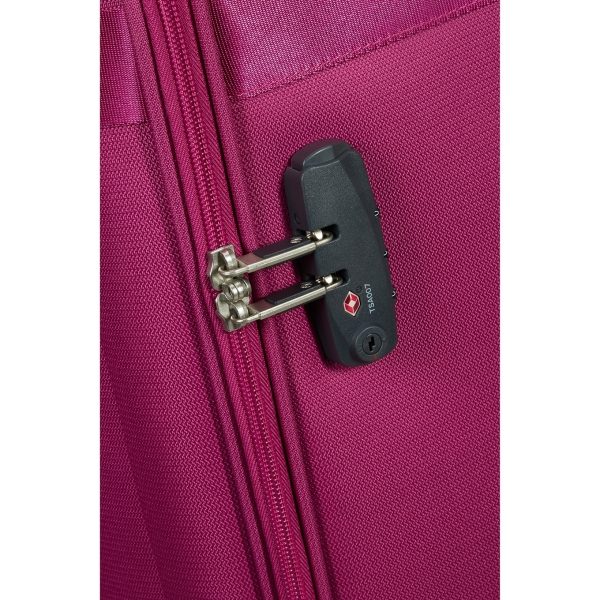 Samsonite Citybeat Spinner 55/40 violet pink Zachte koffer van Polyester