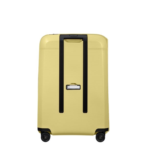 Samsonite Magnum Eco Spinner 69 pastel yellow Harde Koffer van Polypropyleen