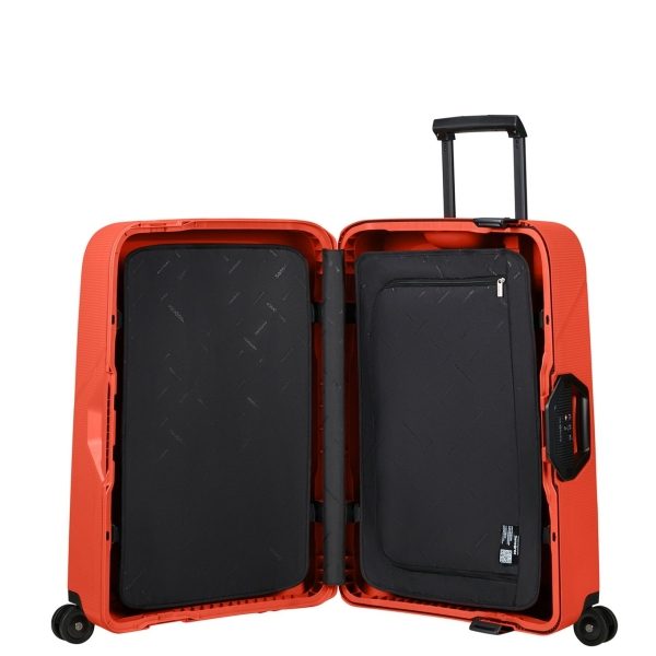 Samsonite Magnum Eco Spinner 75 bright orange Harde Koffer