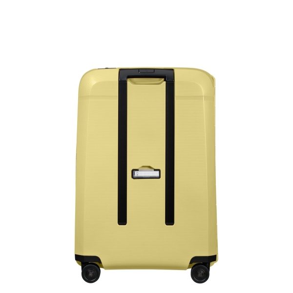 Samsonite Magnum Eco Spinner 75 pastel yellow Harde Koffer van Polypropyleen