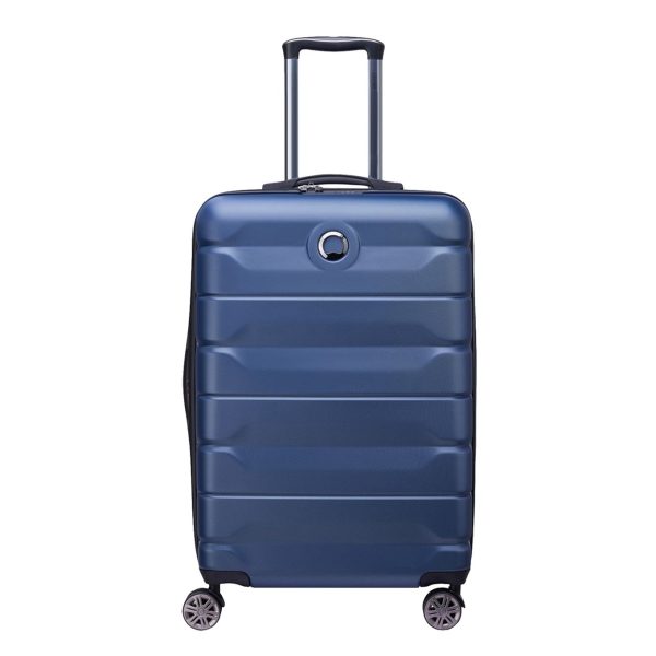 Delsey Air Amour 4 Wheel Medium Trolley 68 Expandable night blue Harde Koffer